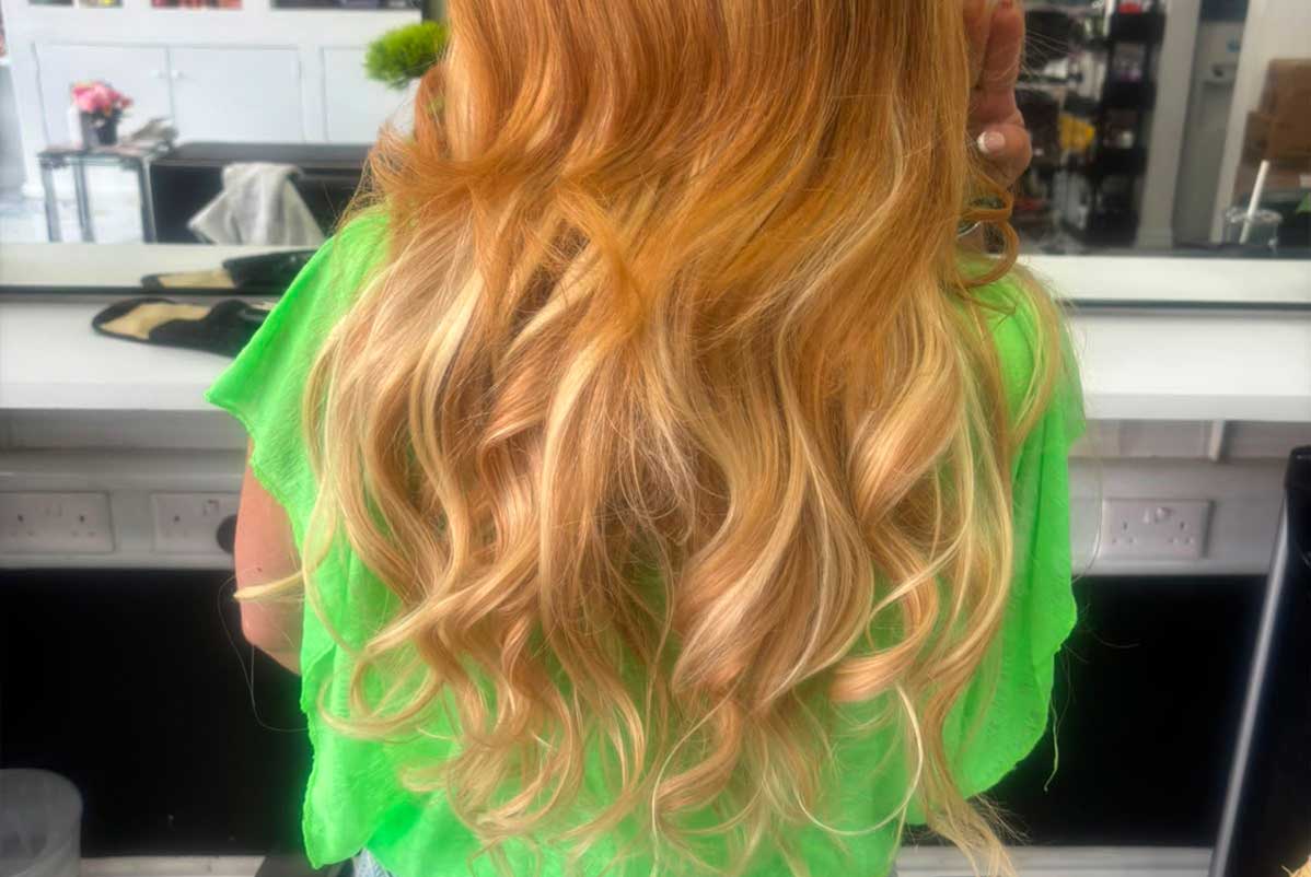 Smooth professional salon blow-dry