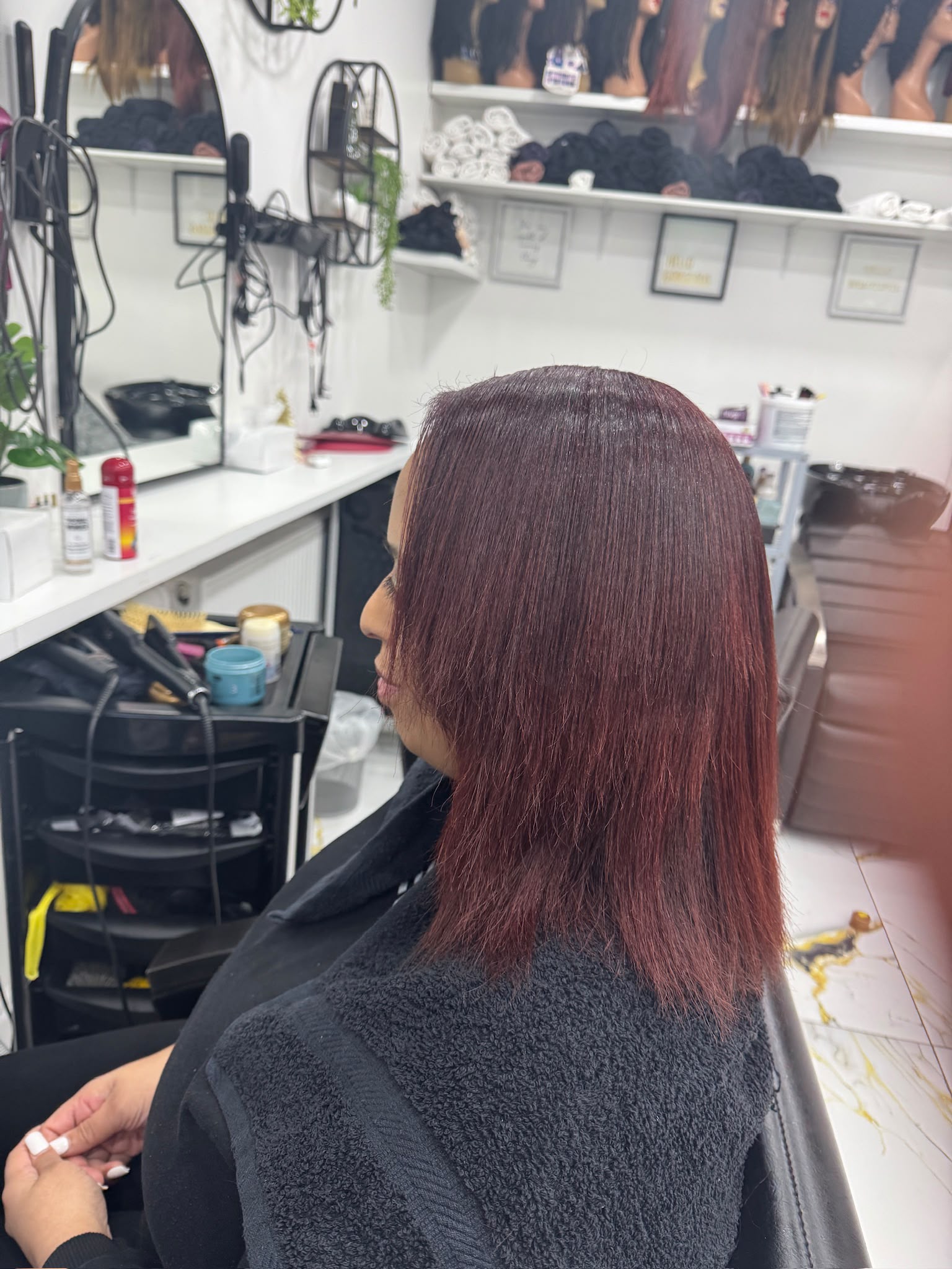 Hairstyle created at Tina's salon, gallery image 59
