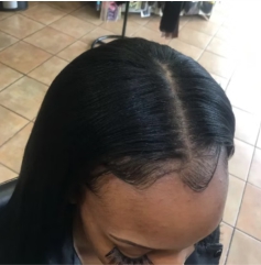 Hair transformation result