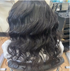 Hair transformation result
