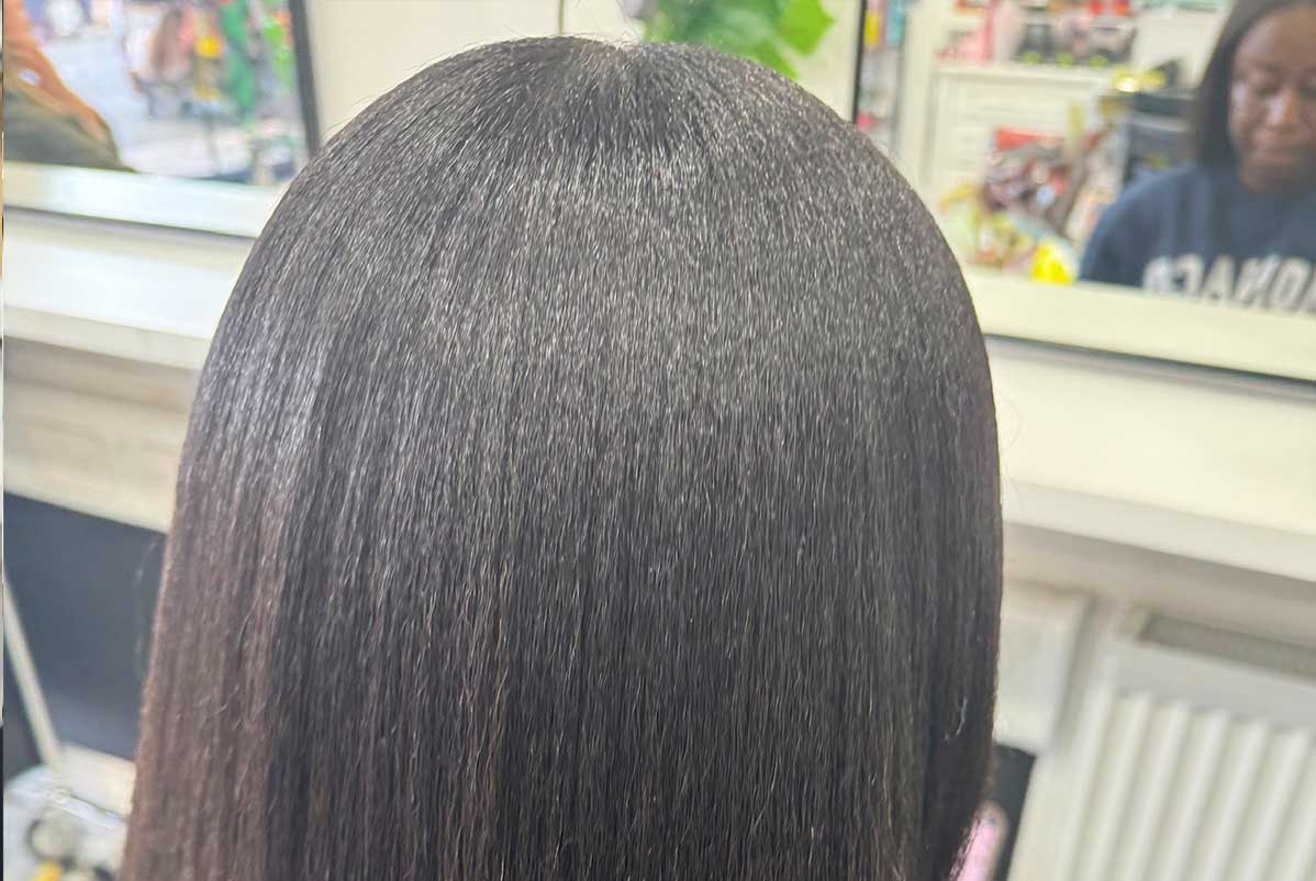 Glossy finished hair with natural movement
